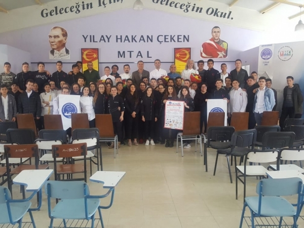 URLA YILAY HAKAN ÇEKEN MESLEKİ VE TEKNİK ANADOLU LİSESİ ZİYARETİMİZ